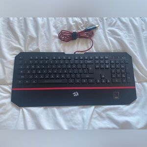 Redragon Wired Gaming Keyboard with Red Accent